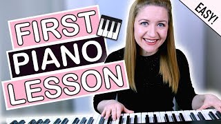 How To Play Piano  EASY First Piano Lesson [upl. by Rella]