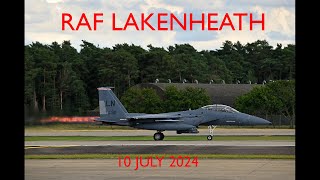 RAF Lakenheath 10 July 2024 [upl. by Adnar]