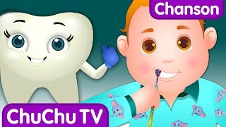 Brosse Tes Dents Brush Your Teeth  Bonnes Habitudes Comptines Pour Enfants  ChuChu TV [upl. by Adnomar]