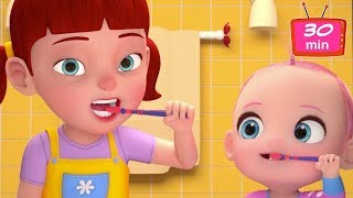 La Chanson Du Matin  Brosse Tes Dents  amp autres  Comptines pour bébé [upl. by Aligna555]