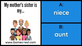 Family Members Quiz [upl. by Resa801]