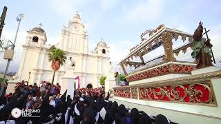 Procesión del Santo Entierro en Izalco Sonsonate El Salvador  Semana Santa 2018 [upl. by Almeta]