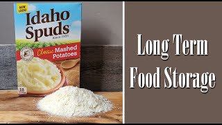 Storing Instant Potato Flakes in Long Term Food Storage [upl. by Annaehs53]