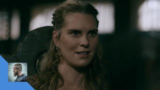 VIKINGS GUNNHILD SEES LAGERTHA BJORN AND RAGNAR SCENE S06E13 [upl. by Jo]