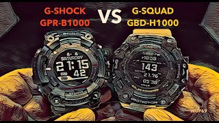 CASIO GSHOCK GSQUAD GBDH1000 vs GPRB1000 Rangeman  Release April 2020  Whats your thoughts [upl. by Schwitzer]