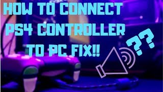 PS4 CONTROLLER TO PC YELLOW LIGHTAUDIO DEVICE ISSUE FIX [upl. by Weylin356]