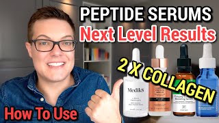 NEXT LEVEL PEPTIDE SERUMS  Maximise Collagen In Skin [upl. by Devi433]