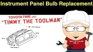 Instrument Panel Light bulb Replacement [upl. by Marnie]