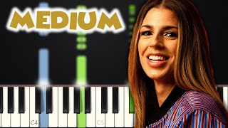 What A Beautiful Name  Hillsong Worship  MEDIUM PIANO TUTORIAL  SHEET MUSIC by Betacustic [upl. by Viviana856]