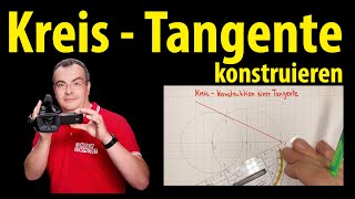 Kreis  Tangente konstruieren  Lehrerschmidt [upl. by Ahsertal]