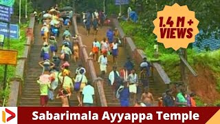 Sabarimala Lord Ayyappa Temple In Kerala  India Video [upl. by Eidnalem]