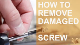 How to Use a Screw Extractor  The proper way [upl. by Fennell246]