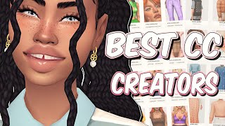 The Sims 4  MY FAVOURITE CC CREATORS ✨   Links [upl. by Irrac]