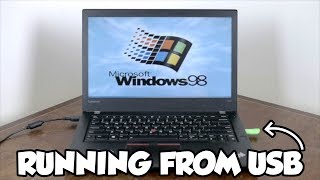 Installing Windows 98 on a Modern Laptop [upl. by Eldin934]