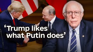 Bernie Sanders on Trump’s alignment with Russia [upl. by Raouf]