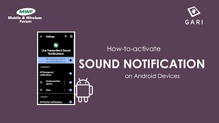 Sound Notification  Android Accessibility Feature [upl. by Uos]