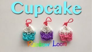 EASY Rainbow Loom Cupcake Charms [upl. by Ssor977]