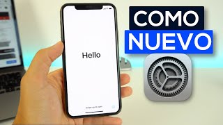 Cómo BORRAR mi iPhone por completo y dejarlo NUEVO [upl. by Calmas]