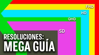 RESOLUCIONES DE PANTALLA Diferencias 4K FHD QHD y UHD [upl. by Aihsakal137]