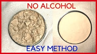 DIY  HOW TO FIX BROKEN COMPACT POWDERMAKEUP WITHOUT ALCOHOL [upl. by Sabah]