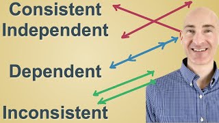 Consistent Independent Dependent and Inconsistent [upl. by Notlem]