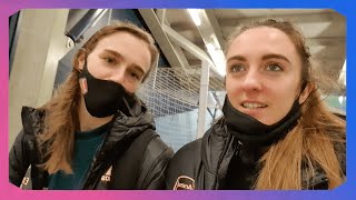 VLOG  Injury update Arsenal v Spurs amp flat tyres ⚽  Lisa Evans amp Vivianne Miedema [upl. by Ekusoyr]