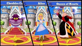 Welcome Screens ALICE IN WONDERLAND CHARACTERS  Disney Magic Kingdoms [upl. by Sirovaj]