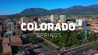 Colorado Springs Colorado  4K drone footage [upl. by Nnairam650]