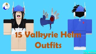 15 Valkyrie Helm Outfits Roblox [upl. by Rydder946]