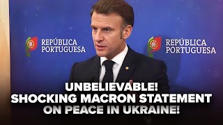 💥Macron Drops SHOCKING New Statement on the END of the WAR in Ukraine – Listen to What He Said [upl. by Lleroj]