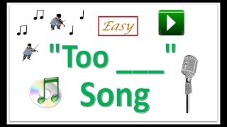 How To Teach Too and Enough  TooEnough Song [upl. by Eicnahc]