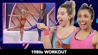 We Tried 1980s Workout Videos [upl. by Palestine788]