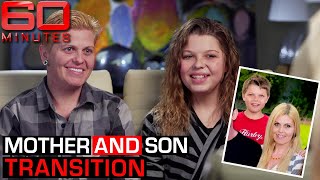 WORLD FIRST Mother and son both transition to opposite genders  60 Minutes Australia [upl. by Leontina67]