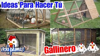 Ideas para hacer gallineros caseros Ideas Fáciles Gallinero Ideal [upl. by Nylqcaj517]