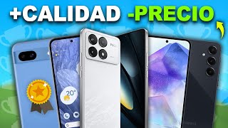 Top 5 MEJORES Celulares Gama Media Alta para 2025 [upl. by Aveer]