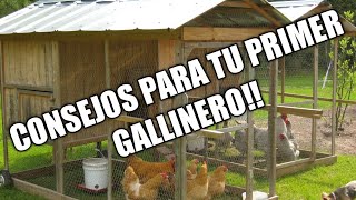 COMO HACER TU PRIMER GALLINERO CONSEJOS PARA TU PRIMER GALLINERO [upl. by Morissa]