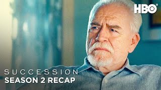 Succession Season 2 Recap  HBO [upl. by Noizneb298]