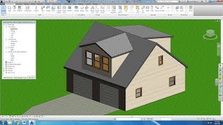 Drawing a Dormer in Revit [upl. by Icyac]