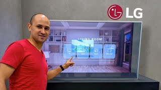 LG Pantallas transparentes OLED para las tiendas del futuro [upl. by Kellen]