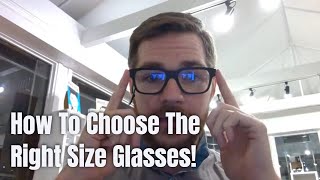 How To Find The Right Size Glasses [upl. by Bowrah]