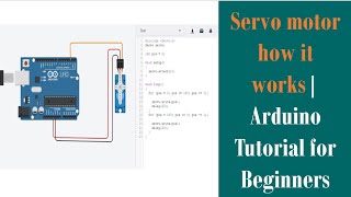 Servo Motor Basics  Arduino Tutorial For Beginners [upl. by Minier2]