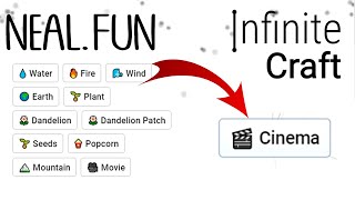 How to Make Cinema in Infinite Craft Easy Tutorial [upl. by Aniratak]