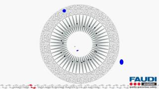 Coalescing and separation process in a filterwater separator [upl. by Atalante]