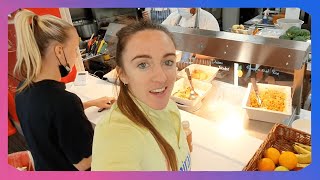 VLOG  Lunchtime antics home to Brighton  cake cake amp more cake ⚽ Lisa Evans amp Vivianne Miedema [upl. by Taft]