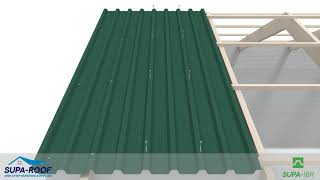 How to install SupaIBR roof covering [upl. by Kathryne]