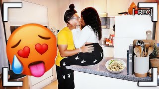 Lets quotDO ITquot On The Kitchen Counter Prank On Girlfriend SPICY [upl. by Sivatnod184]