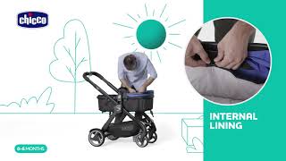 How to use Fully carrycot  Chicco  English [upl. by Pelag]