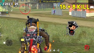 Duo vs Squad Total 24 Kill Ajjubhai and Amitbhai Must Watch Gameplay  Garena Free Fire [upl. by Haggi]