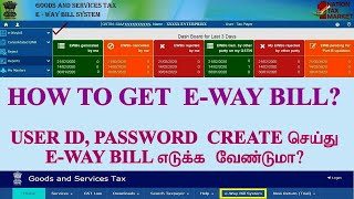 How to get E Way Bill in Tamil [upl. by Kellene]