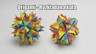 Origami  Rozkładana kula [upl. by Bertsche]